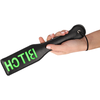 Ouch By Shots OUCH! Glow in the Dark Paddle - Fluorescent Žalias Bondage Priedas