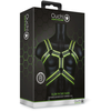 Ouch By Shots Ouch! Body Armor Harness Glow-in-the-Dark Adjustable S/M Žalias