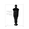 Ouch By Shots Ouch! Full-Body Restraint Bag Juodas - Durable PVC with Nylon Straps