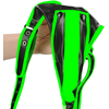 Ouch By Shots Ouch! Body Harness Glow in the Dark Adjustable L/XL Neon Žalias