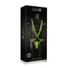 Ouch By Shots Ouch! Glow in the Dark Body Harness S/M - Adjustable Neon System