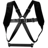 Ouch By Shots Ouch! Adjustable PU Leather Harness Restraint Juodas - Secure Fit System