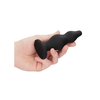 Ouch By Shots Shots Bubble Silicone Plug with Suction Base Juodas Medium