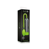 Ouch By Shots Ouch! Classic Glow-in-the-Dark Intimate Pump, Ergonomic Design, Žalias