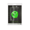 Ouch By Shots Ouch! Glow in the Dark Adjustable Ball Strap - Luminous Žalias Silicone