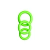 Ouch By Shots Ouch! Glow in the Dark 3-Piece Luminous Silicone Ring Set