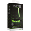 Ouch By Shots Ouch! Adjustable Glow-in-the-Dark Collar with Leash - Neon Žalias Finish