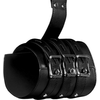 Ouch By Shots Shots Leather Arm Binder Model - Adjustable Juodas Restraint System