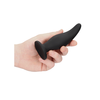 Ouch By Shots Shots Curve Silicone Intimate Plug with Suction Base Juodas