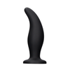 Ouch By Shots Shots Curve Silicone Intimate Plug with Suction Base Juodas