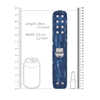 Ouch By Shots Ouch! Denim Ankle Cuffs Adjustable Soft Padded Mėlyna 29cm