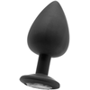 Ouch By Shots Sinner Gear Silicone Intimate Plug Extra Large with Decorative Gem
