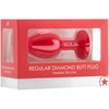 Ouch By Shots Ouch! Silicone Plug with Diamond Accent Regular Juodas