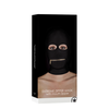 Ouch By Shots Ouch! Xtreme Zipper Hood Mask with Adjustable Mouth Closure Juodas