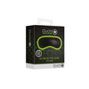 Ouch By Shots Ouch! Glow in the Dark Eye Mask - Luminous Žalias, Adjustable Fit