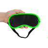 Ouch By Shots Ouch! Glow in the Dark Eye Mask - Luminous Žalias, Adjustable Fit