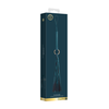 Ouch By Shots OUCH Halo Luxury Leather-Look Impact Flogger with Gold Accents