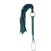 Ouch By Shots OUCH Halo Luxury Leather-Look Impact Flogger with Gold Accents