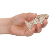 Ouch By Shots Ouch! Glow in the Dark Glass Plug Small - Luminous Žalias Accent
