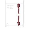 Ouch By Shots OUCH! Halo Elegant Handcuff Set with Gold Connector - Premium Design
