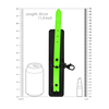 Ouch By Shots Ouch! Handcuffs Glow in the Dark - Fluorescent Žalias, Adjustable Size