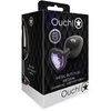 Ouch By Shots Ouch! Aluminum Intimate Plug Medium - Heart-Shaped Jewel Base