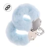 Ouch By Shots Mėlyna Ouch! Heavy-Duty Fluffy Handcuffs Powder Mėlyna - Secure Lock System