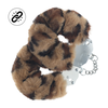 Ouch By Shots Ouch! Heavy-Duty Plush Handcuffs Leopard Pattern Adjustable Metal