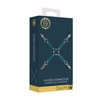 Ouch By Shots Ouch Halo Hogtie Connector Gold - Premium Leather Look, Adjustable