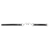 Ouch By Shots Ouch! Adjustable Leather Strap Hook Gag - Universal Fit, Juodas