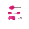 Ouch By Shots Shots Toys Bondage Set No. 2 - Adjustable Velvet Cuffs &amp; Accessories