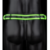 Ouch By Shots OUCH! Jockstrap with Buckle L/XL - Adjustable Glow-in-the-Dark Harness