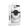 Ouch By Shots Ouch! Adjustable Breathable Ball Gag with Leather Straps Juodas