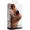 Ouch By Shots Ouch! Breathable Adjustable Ball Gag with Leather Straps Juodas