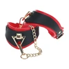 Ouch By Shots Milan Collection - Leg Cuffs - Juodas/Raudona