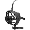 Ouch By Shots Muzzle with Removable Ball Gag - Juodas