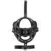 Ouch By Shots Muzzle with Removable Ball Gag - Juodas