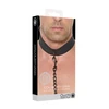 Ouch By Shots Ouch! Neoprene Adjustable Collar with Leash - Juodas, Comfortable Fit
