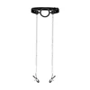 Ouch By Shots O-Ring Ball Gag with Nipple Clamps