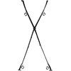Ouch By Shots Ouch! Adjustable Over-the-Door Cross System Juodas - Universal Fit