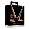 Ouch By Shots Ouch! Padded Ankle Support Sling Adjustable Straps Juodas PU Leather