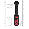 Ouch By Shots Ouch! Paddle Leather Impact Tool Reversed Imprint Juodas 32 cm