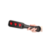 Ouch By Shots Rimba Paddle HEARTS - Leather Impact Tool with Heart Pattern