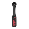 Ouch By Shots EasyToys Leather Impact Paddle SPANK Inscription, Firm &amp; Flexible