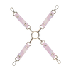 Ouch By Shots Rožinė Ouch! Paris Collection Hogtie Connectors Rožinė - Iridescent Bonded Leather