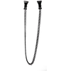 Ouch By Shots Ouch! Stainless Steel Pinch Nipple Clamps with Chain, Adjustable, Sidabrinis