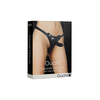 Ouch By Shots Ouch! Adjustable Strap-On Harness with Detachable Silicone Shaft - Violetinė