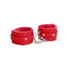 Ouch By Shots OUCH! Plush Series Adjustable Leather Ankle Cuffs with Soft Lining