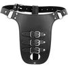 Ouch By Shots OUCH! Xtreme PU Leather Belt Restraint System Juodas Adjustable Fit