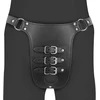 Ouch By Shots OUCH! Xtreme PU Leather Belt Restraint System Juodas Adjustable Fit